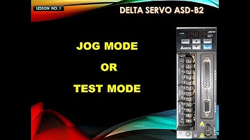 DELTA SERVO ASDA-B2 ON JOG MODE | DELTA SERVO ON TEST MODE | JOG OPERATION DELTA SERVO | DELTA SERVO