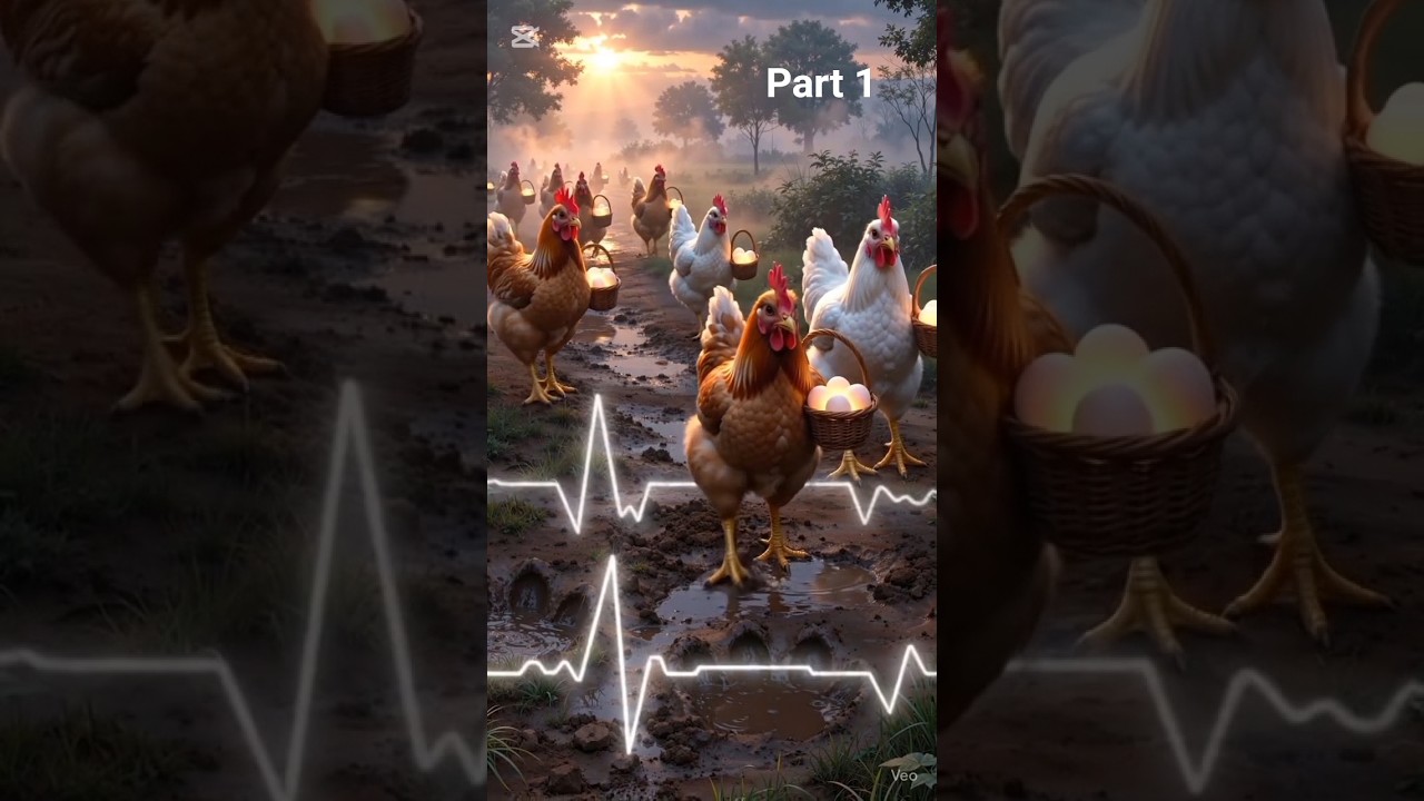 Mysterious Chicken Village Horror 🌄🐔👻 | Dark Fantasy