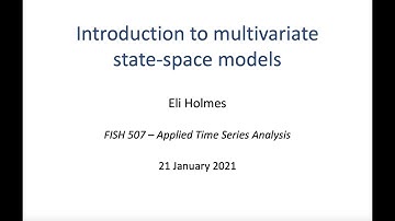 ATSA21 Lecture 7: Multivariate State-Space models