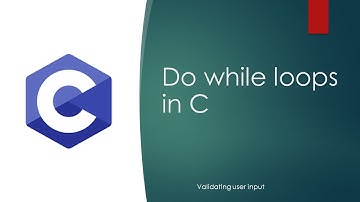 Intro to Do While Loops in C | Validating User Input | Comments