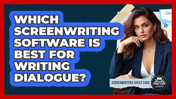 Which Screenwriting Software Is Best For Writing Dialogue? - Screenwriter