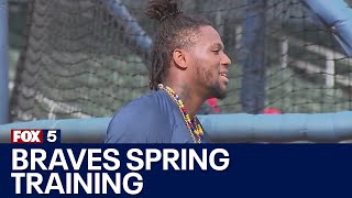 Ronald Acuna arrives at Braves spring training | FOX 5 News