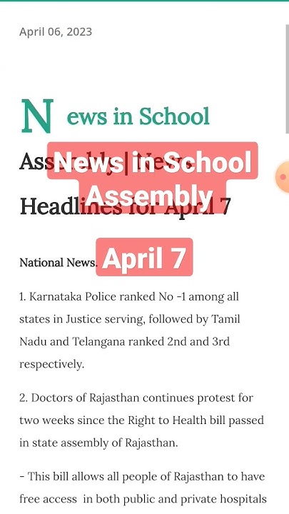 News In School Assembly News Headlines For April 7 YouTube news-in-school-assembly-news-headlines-for-april-7-youtube