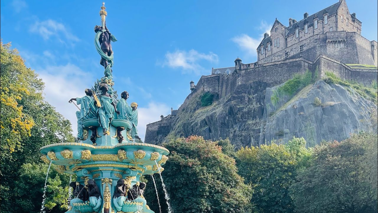 Edinburgh Princes Street Garden | Holi Celebration,Shopping, Exploring City. 