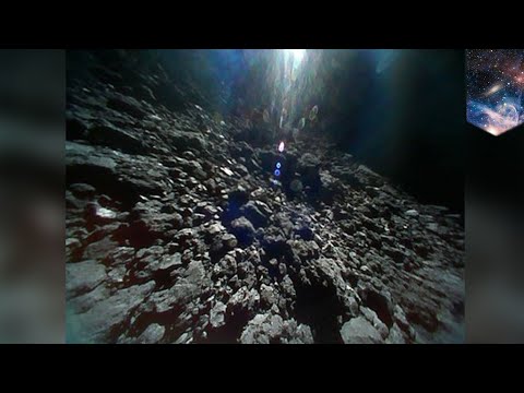 Japan space rovers capture images of Ryugu asteroid - TomoNews