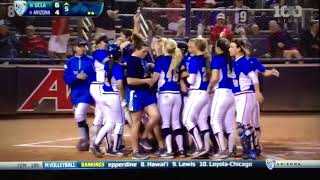 Paige Halstead UCLA Softball Breaks the Tie at Arizona