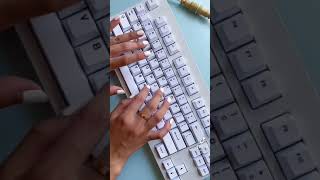 Keyboard Sound Test ASMR #shorts Credit: aeyoungie -Tiktok