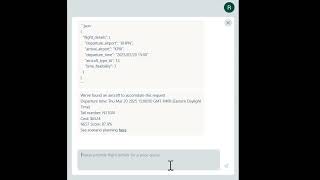 Aircraft Availability Chatbot Demo ✈️