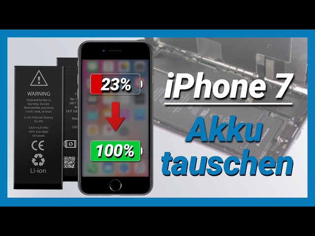 iPhone 7 Akku selber tauschen - [Reparaturanleitung] 