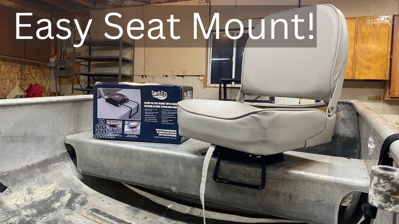 Easy Swivel Seat Install for Jon Boat 