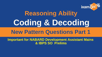 Coding & Decoding (New Pattern) Part 1| Reasoning | Important for all Exams