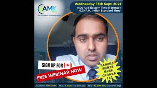 Cooks and FSS for Canada - Webinar on 15th of September 2021 | AMK Global