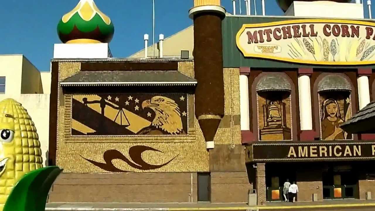 Outside the Mitchell Corn Palace