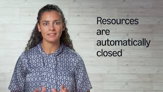 Using Try with resources