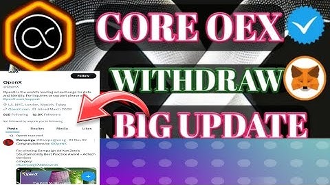 Core OEX Airdrop Withdraw Update | OpenEX Withdraw | Satoshi OEX Mining Airdrop Withdraw.