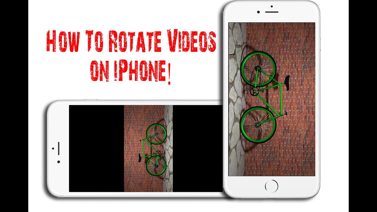 How to rotate iPhone videos from Portrait to Landscape ...