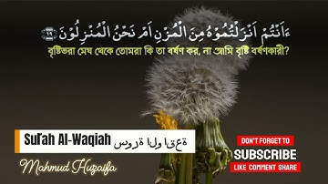 সূরা আল-ওয়াকিয়াহ | Surah Al-Waqi'ah |  سورة الواقعة | Mahmud Huzaifa