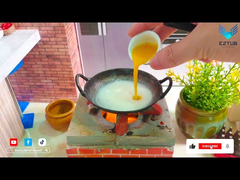 How to Cook Red Snapper and Shuffle Egg ! Grilled Whole Fish - Best Recipe For Fish | Mini Food