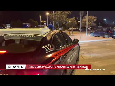 Video 10 GENNAIO 2026 - TARANTO - TENTATO OMICIDIO AL PORTO MERCANTILE: ALTRI TRE ARRESTI