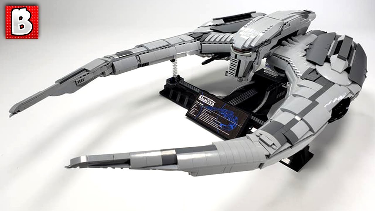 Cylon Raider UCS LEGO Model ABSOLUTE BEAST