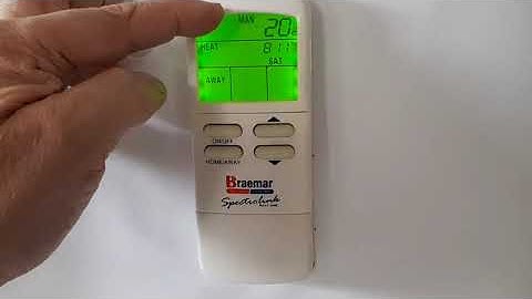Braemar Spectrolink switching between manual and auto Modes