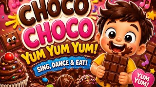 Choco Choco Yum Yum Song 🍫 | Chocolate Song | Fun Sing Along | Nursery Rhymes & Learning Songs