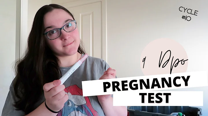 Live Pregnancy Test at 9 Dpo || Faint line, maybe? || TTC Baby #3 Cycle 10