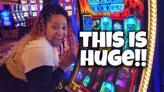 Our 1st Huge Win On This Frankenstein Slot Machine!!
