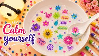 Relaxing Random floating art to calm your Anxiety Asmr for Sleep