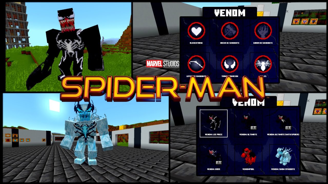 Spider Man Mod Minecraft Java P.3 SpiderMan Addon Para Minecraft Bedrock 1.21.101 Mr.Nido - YouTube