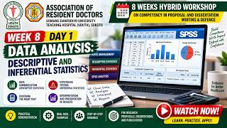 WEEK 8 DAY 1 | GUIDE TO DATA ANALYSIS  USING SPSS | Descriptive and inferential statistical Analysis