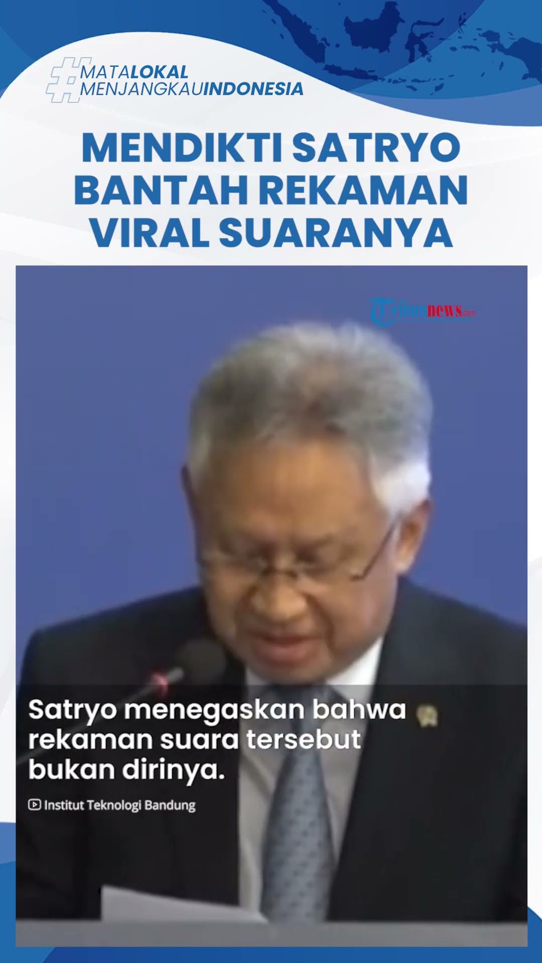 Menteri Satryo Bantah Rekaman Viral yang Klaim Dirinya Aniaya Pegawai Gegara Air: Bukan Suara Saya