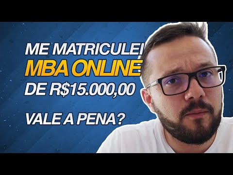 LARGUEI MEU MBA NA FGV PRA FAZER UM MBA ONLINE