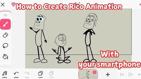 How to make Rico animations on Flipaclip with a smart phone
