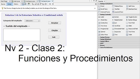 Tutoriales Java - Nv.2 - Metodologia de Programacion: Clase 2 - Funciones y Procedimiento