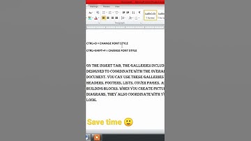 Font style changes(Ctrl+Shift+F)