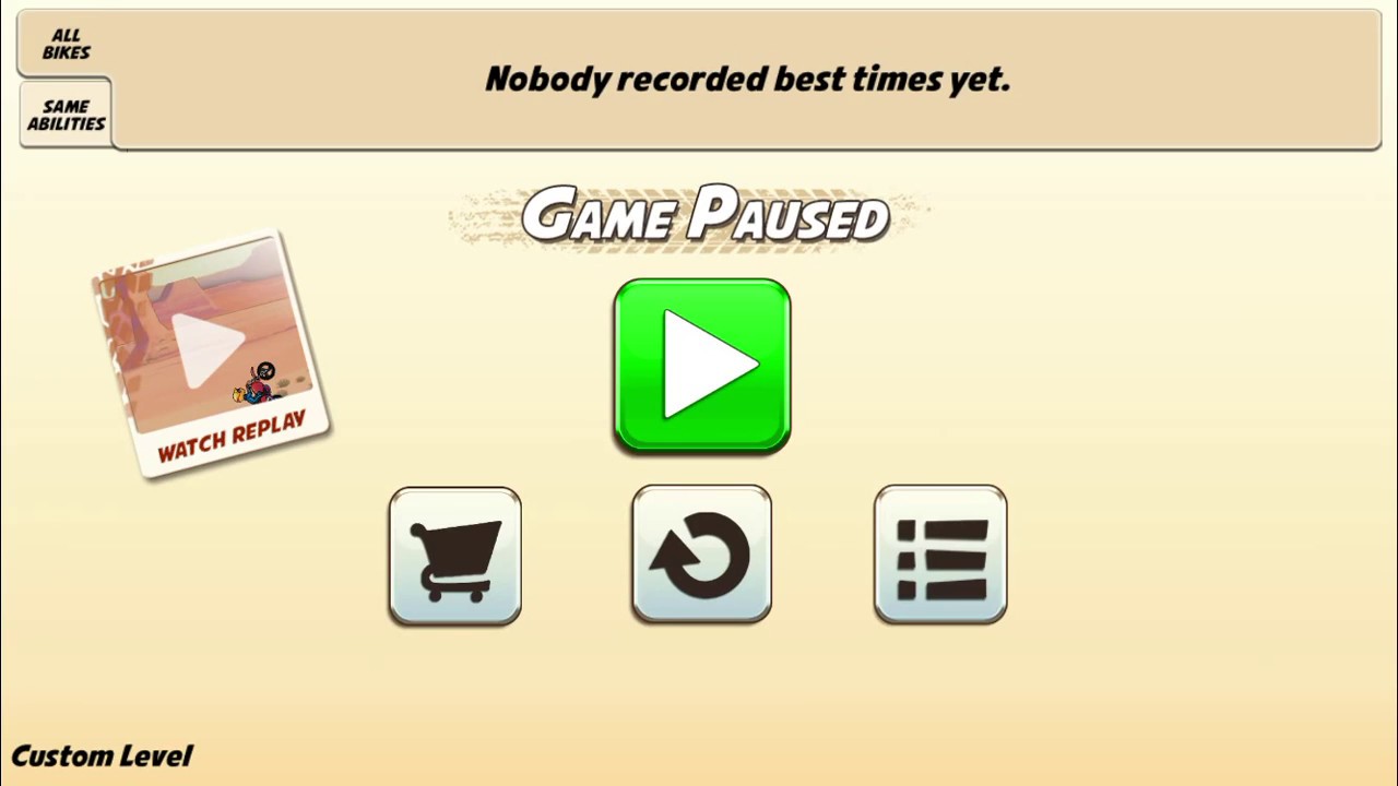 Bike Race User Created Level Codes