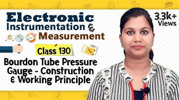 Bourdon Tube - Pressure Measurement Transducers - Electronic Instruments and Measurements