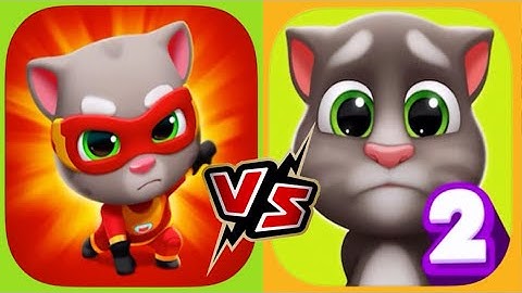 Talking Tom Hero Dash vs My Talking Tom 2 - Gameplay Episode 3 (iOS,Android)