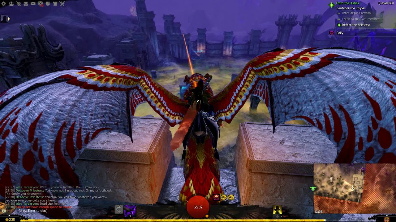 GW2 Fun (Deadeye) Sniper Fight - From The Ashes Story