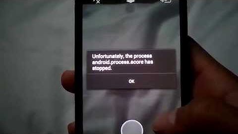 HOW to FIX - Process.android.acore has stopped error 2016