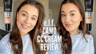 e.l.f. CAMO CC CREAM REVIEW & WEAR TEST