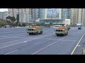 Belarusian Polonez MLRS and Israeli LORA quasi-ballistic missiles, the victory parade in Baku
