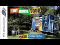 Tour da Mini Casa Sobre Rodas - A Araraúna é 1ª MiniCasa legalizada no Brasil | Tiny House Tour