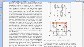 Radiation-Hardened 14T SRAM Bitcell With Speed and Power Optimized for Space Application