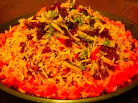 طرزتهیه وپخت قابلی پلو افغانی