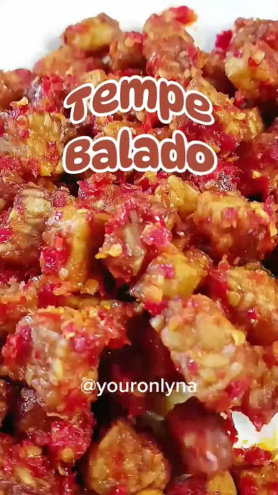 Resep Tempe Balado. Ini bukan orek tempe yaa #resepsimple #reseptempe