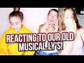 REACTING TO OUR OLD MUSICAL.LY'S... ft. Arii