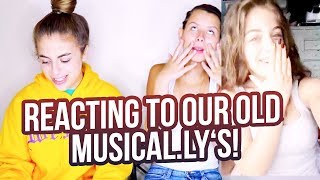 REACTING TO OUR OLD MUSICAL.LY'S... ft. Arii