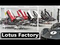 Lotus factory tour sports car production in england